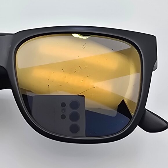 Smith Lowdown 2 Black Frame ChromaPop Polarized Gold Mirror Lens Sunglasses 55mm - Picture 12 of 14